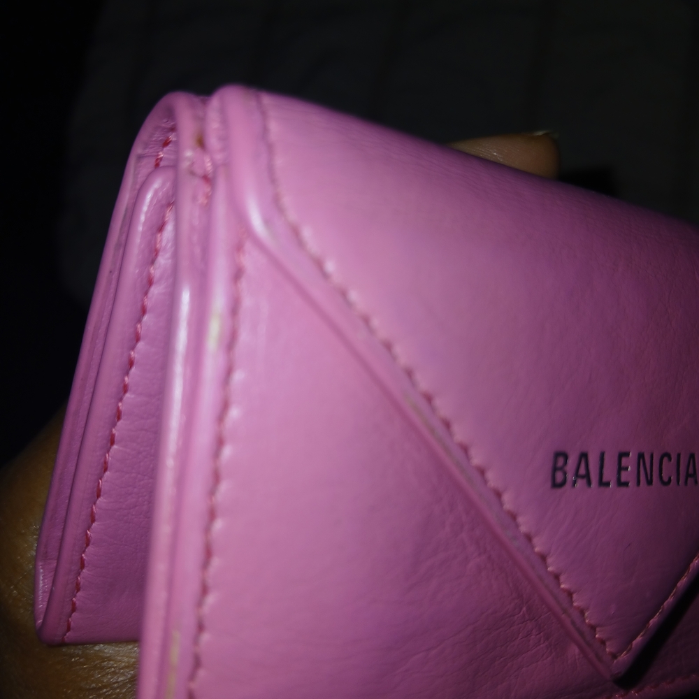 Balenciaga Vibrant Pink Leather Wallet - Picture 10 of 16